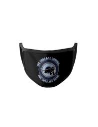 BPPC Cubs Face Mask — Black mask with Cubs panther logo